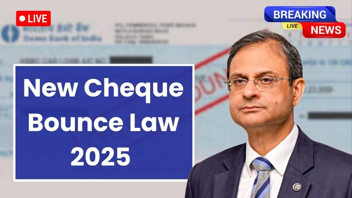 New Cheque Bounce Law